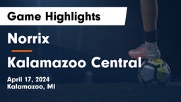 Norrix  vs Kalamazoo Central  Game Highlights - April 17, 2024