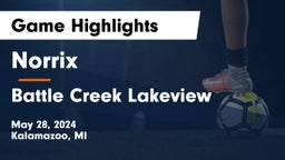 Norrix  vs Battle Creek Lakeview  Game Highlights - May 28, 2024