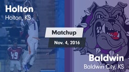 Matchup: Holton  vs. Baldwin  2016