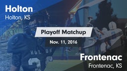 Matchup: Holton  vs. Frontenac  2016