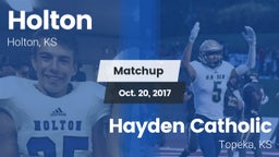 Matchup: Holton  vs. Hayden Catholic  2017
