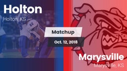 Matchup: Holton  vs. Marysville  2018