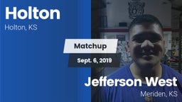 Matchup: Holton  vs. Jefferson West  2019