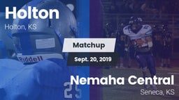 Matchup: Holton  vs. Nemaha Central  2019