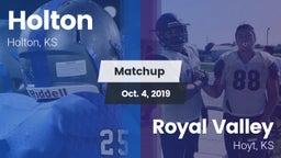 Matchup: Holton  vs. Royal Valley  2019