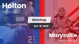 Matchup: Holton  vs. Marysville  2019