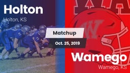Matchup: Holton  vs. Wamego  2019