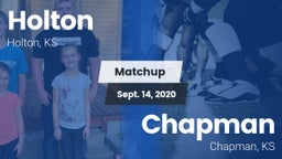 Matchup: Holton  vs. Chapman  2020