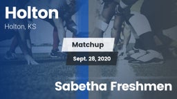 Matchup: Holton  vs. Sabetha Freshmen 2020
