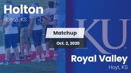 Matchup: Holton  vs. Royal Valley  2020