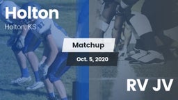 Matchup: Holton  vs. RV JV 2020