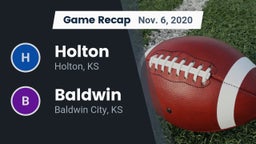 Recap: Holton  vs. Baldwin  2020
