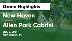 New Haven  vs Allen Park Cabrini Game Highlights - Oct. 2, 2021