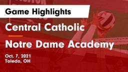 Central Catholic  vs Notre Dame Academy  Game Highlights - Oct. 7, 2021