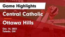 Central Catholic  vs Ottawa Hills  Game Highlights - Oct. 14, 2021