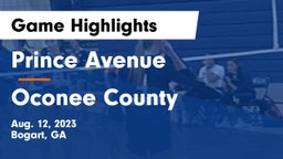 Prince Avenue  vs Oconee County  Game Highlights - Aug. 12, 2023