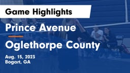 Prince Avenue  vs Oglethorpe County  Game Highlights - Aug. 15, 2023