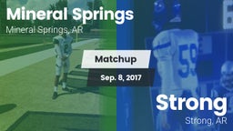 Matchup: Mineral Springs vs. Strong  2017