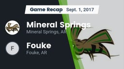 Recap: Mineral Springs  vs. Fouke  2017