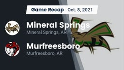 Recap: Mineral Springs  vs. Murfreesboro  2021