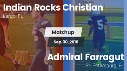 Matchup: Indian Rocks vs. Admiral Farragut  2016