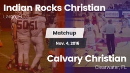 Matchup: Indian Rocks vs. Calvary Christian  2016