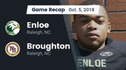 Recap: Enloe  vs. Broughton  2018