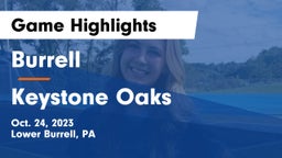 Burrell  vs Keystone Oaks  Game Highlights - Oct. 24, 2023