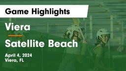 Viera  vs Satellite Beach  Game Highlights - April 4, 2024