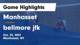 Manhasset  vs bellmore jfk Game Highlights - Oct. 25, 2022