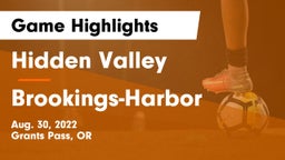 Hidden Valley  vs Brookings-Harbor  Game Highlights - Aug. 30, 2022
