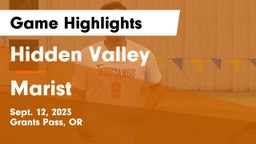 Hidden Valley  vs Marist  Game Highlights - Sept. 12, 2023