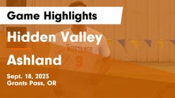 Hidden Valley  vs Ashland  Game Highlights - Sept. 18, 2023