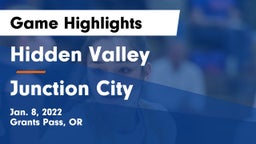 Hidden Valley  vs Junction City Game Highlights - Jan. 8, 2022