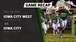 Recap: Iowa City West  vs. Iowa City  2015