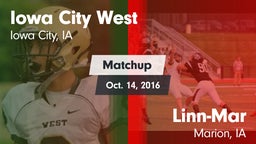 Matchup: Iowa City West High vs. Linn-Mar  2016
