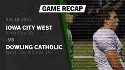 Recap: Iowa City West vs. Dowling Catholic  2016