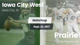 Matchup: Iowa City West vs. Prairie  2017