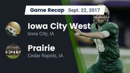 Recap: Iowa City West vs. Prairie  2017