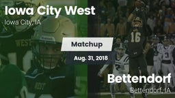 Matchup: Iowa City West vs. Bettendorf  2018