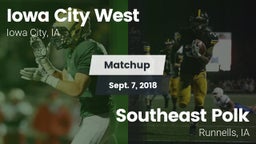 Matchup: Iowa City West vs. Southeast Polk  2018