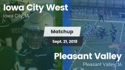 Matchup: Iowa City West vs. Pleasant Valley  2018