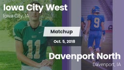 Matchup: Iowa City West vs. Davenport North  2018