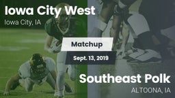 Matchup: Iowa City West vs. Southeast Polk 2019