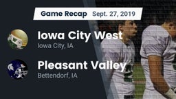 Recap: Iowa City West vs. Pleasant Valley  2019