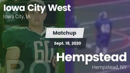 Matchup: Iowa City West vs. Hempstead  2020