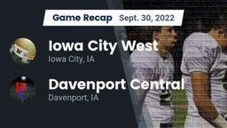 Recap: Iowa City West vs. Davenport Central  2022