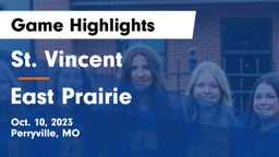 St. Vincent  vs East Prairie  Game Highlights - Oct. 10, 2023
