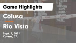 Colusa  vs Rio Vista Game Highlights - Sept. 4, 2021