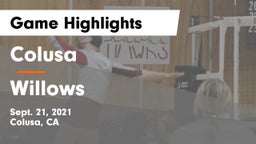 Colusa  vs Willows  Game Highlights - Sept. 21, 2021